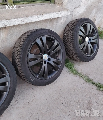 Оригинални джанти с гуми Mercedes 5x112 17", снимка 2 - Гуми и джанти - 54230457