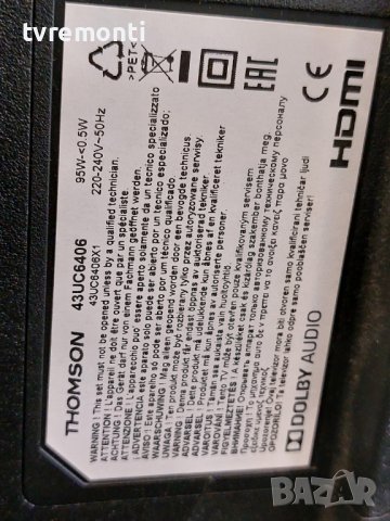 MAIN BOARD, 40-MT58DU-MAB4HG, for THOMSON 43UC6406, снимка 7 - Части и Платки - 37379816