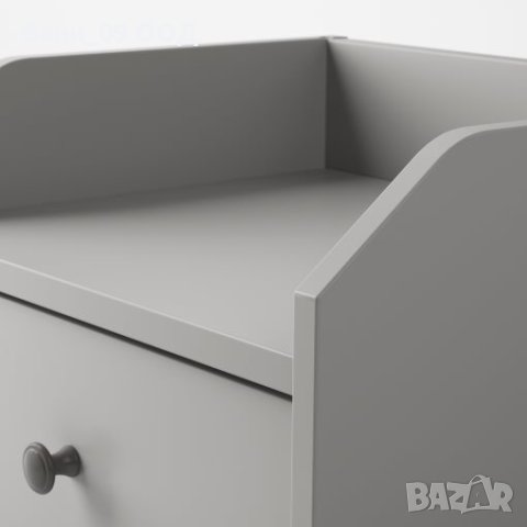 Нощно шкафче в сив цвят, снимка 2 - Шкафове - 40442092