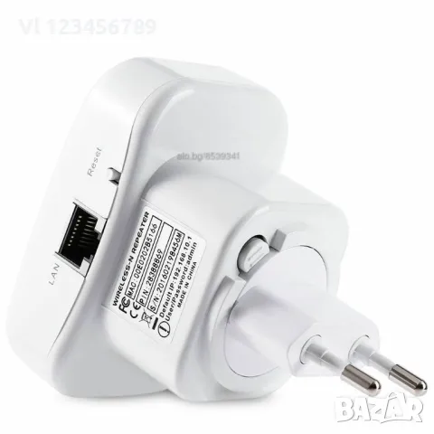 300 Mbps WiFi Repeater - повторител, снимка 3 - Други - 50064096