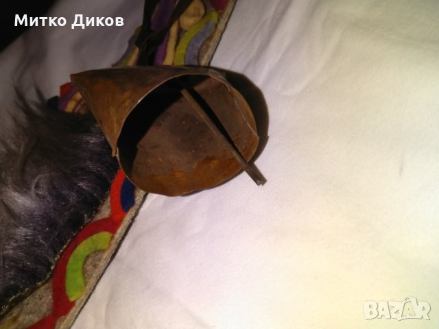 Кукерска маска с камбанка-височина 59см, снимка 6 - Декорация за дома - 29501517