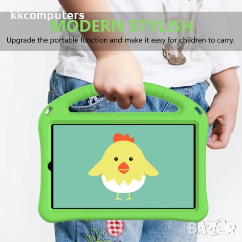 Lenovo Tab M9 TB-310FU Удароустойчив Калъф с Удобна Дръжка и Стойка + Протектор, снимка 9 - Калъфи, кейсове - 51117939