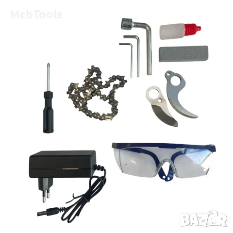 3в1 Акумулаторна Лозарска Ножица и Трион с Омасляване и телескопичен прът 36V 8AH STAHLMAYER, снимка 13 - Градинска техника - 49982814