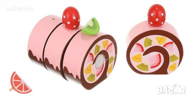 Детска игра Кутия със сладости, игра със сладкиши, игра кондитор, дървена, много сладкиши, снимка 8 - Играчки за стая - 34165127