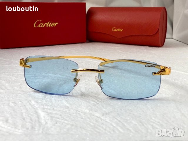Cartier висок клас прозрачни слънчеви очила Мъжки Дамски слънчеви, снимка 4 - Слънчеви и диоптрични очила - 42759621