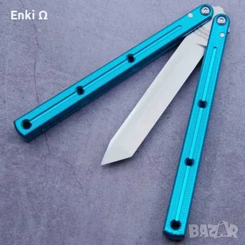 Baliplus Kraken Balisong (Live Blade) – нож Пеперуда, снимка 4 - Екипировка - 56541329