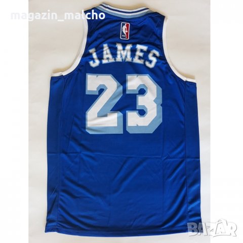 Мъжки Баскетболен Потник – NBA LOS ANGELES JAMES 23; размери: S, L, XL и 2XL, снимка 2 - Баскетбол - 33875556