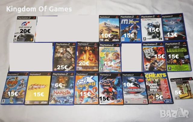 Игри за PS2 The Mummy Returns/MX World Tour/Paris Dakar/Gran Turismo 4/Shadow Of Rome/Top Gun