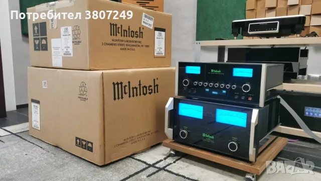 Продавам усилвател McIntosh MC462 и пред усилвател McIntosh C53  			