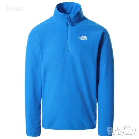 Мъжки полар The North Face 100 Glacier 1/4 Zip, Размер L, снимка 1 - Други - 47993951