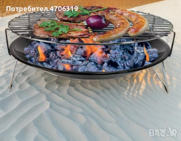 Градинско барбекю на дървени въглища LAMARQ UE LBQ-SR14, снимка 2 - Барбекюта - 53190904