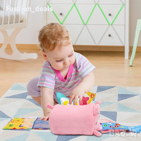 Ново прасенце играчка за ранно обучение с 10 кърпички Монтесори бебе, снимка 7 - Образователни игри - 39907247