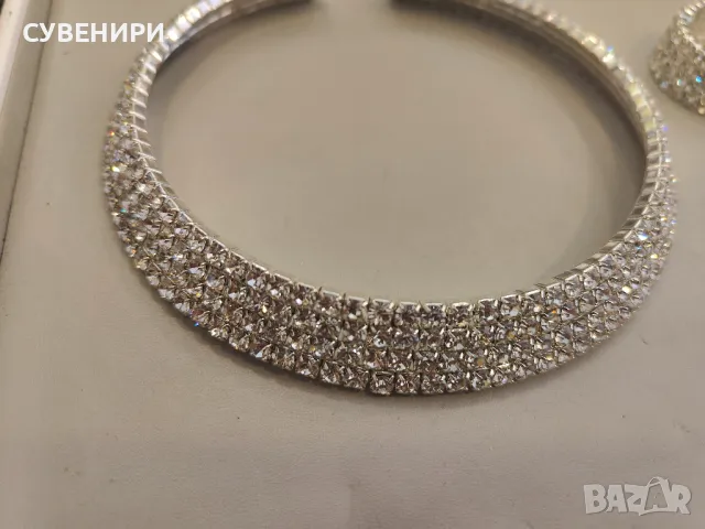 Колие,гривна и обеци , снимка 5 - Бижутерийни комплекти - 49614627