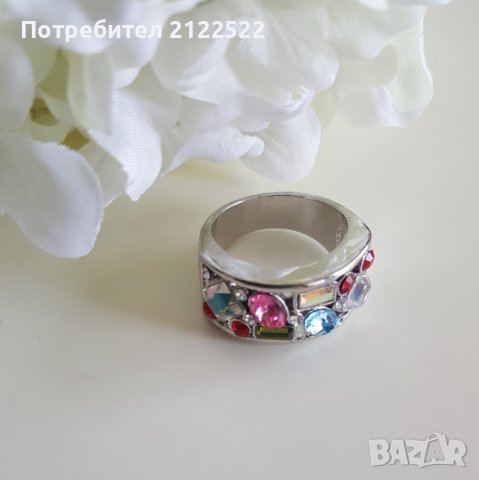 Модни дамски пръстени от стомана, снимка 2 - Пръстени - 38672205
