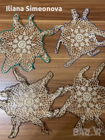 Ръчно плетени карета, снимка 5 - Декорация за дома - 42793177