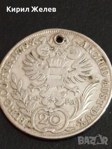 Сребърна монета 1779г. Австрия рядка уникат за КОЛЕКЦИОНЕРИ 47590, снимка 11 - Нумизматика и бонистика - 49054898