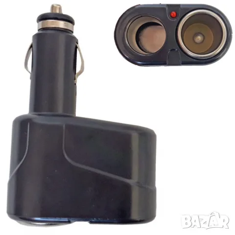 Двоен разклонител за запалка за 12 V и 24 V