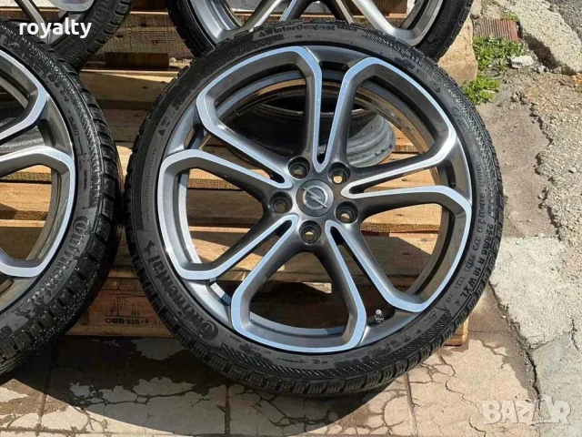 5х110 18 Цола Opel Adam Astra Corsa OPC ЕТ 47 J 7.5 Цо 65.1 Гуми 225 35 18 Continental 0222/1716 Под