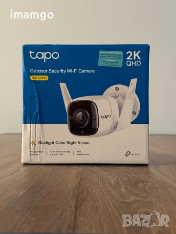 Чисто нова Wi-Fi Камера TP-Link Tapo C320WS (2K QHD / Външна), снимка 5 - IP камери - 54036803