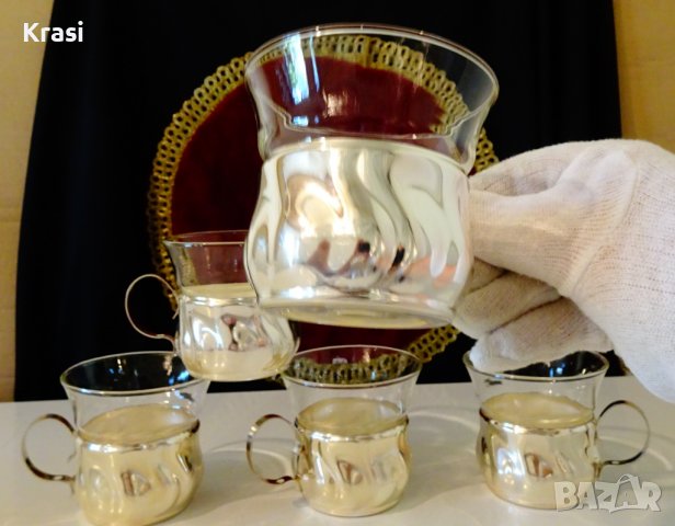 Quist посребрена чаша от месинг плюс термо чаша. , снимка 3 - Чаши - 38216685