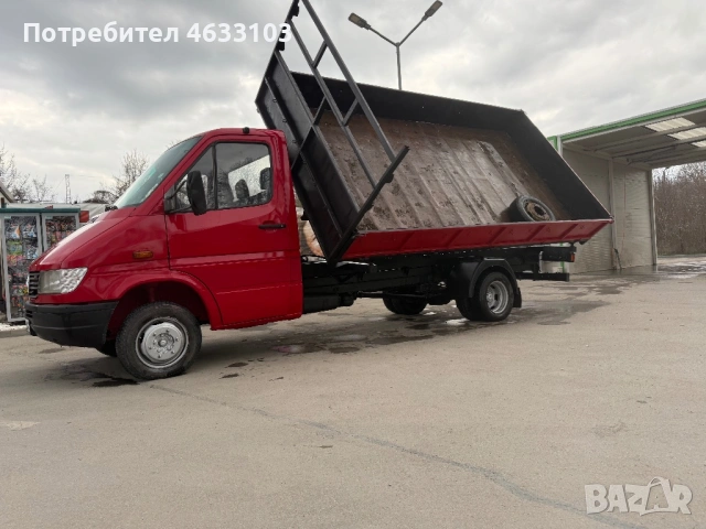 Продавам тристранен самосвал  Mercedes sprinter 412  цената е 10800 евро за инф 0897424638