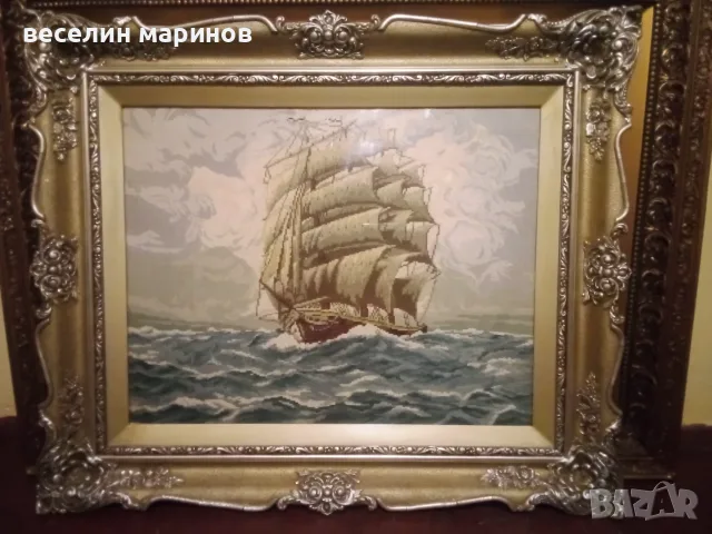 Продавам осем гоблена в рамка, снимка 7 - Антикварни и старинни предмети - 54746516