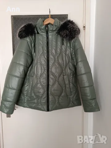 Зимно яке с качулка, снимка 3 - Якета - 56390716