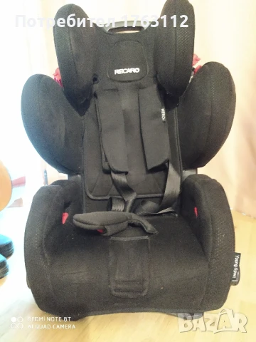 Recaro Hero столче за кола за дете от 15 до 36 кг, използвано няколко месеца.