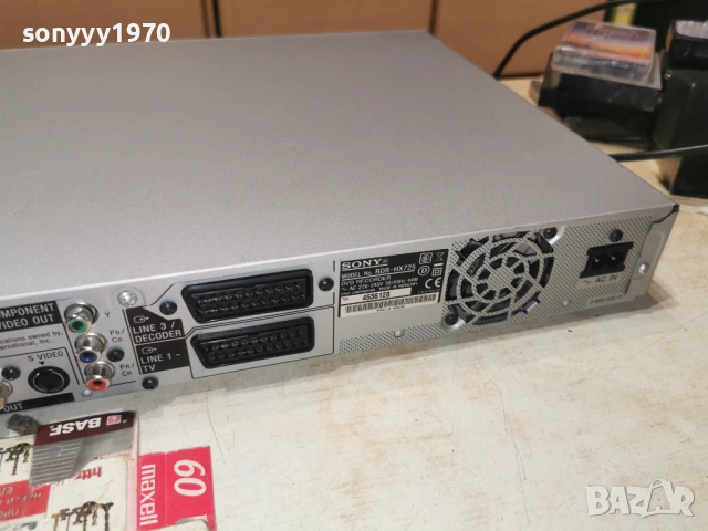 SONY RDR-HX725 HDD/DVD RECORDER 1101260740, снимка 18 - Плейъри, домашно кино, прожектори - 53059538