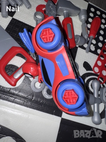 Детска работилница Smoby - Spider-man Спайдър мен , снимка 5 - Коли, камиони, мотори, писти - 56473295