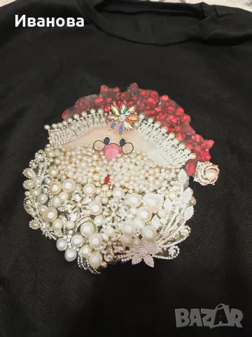 Дамска Коледна блуза, снимка 2 - Блузи с дълъг ръкав и пуловери - 47563283