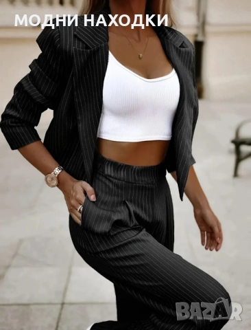 Дамски Елегантен Комплект в 2 части, снимка 3 - Костюми - 52166600