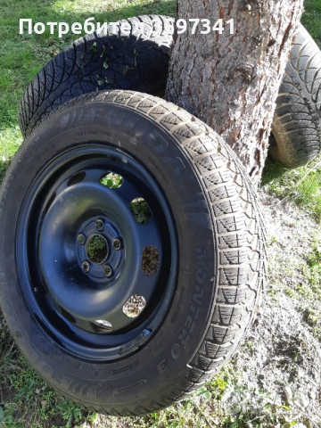 Голф 4 две джанти 15 ки с 3 зимни 195/65/15, Голф 3 джанти, Пасат 1998 Джанти, снимка 2 - Гуми и джанти - 53172701