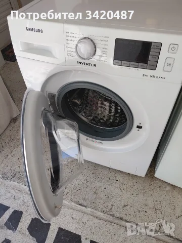 Пералня SAMSUNG 9кг 1400об Инверторен мотор нов барабан. , снимка 3 - Перални - 56116525