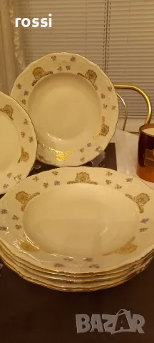 Vintage. Немски сервиз за хранене. Mitterteich Bavaria. Чинии., снимка 4 - Антикварни и старинни предмети - 48683080