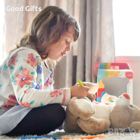 Вълшебното Плюшено мече за рисуване, Плюшено мече, върху което може да се рисува, снимка 6 - Плюшени играчки - 47620947