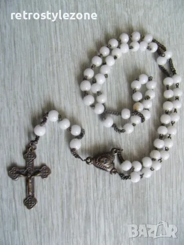 № 8033 стара молитвена броеница, снимка 5 - Други ценни предмети - 50181327