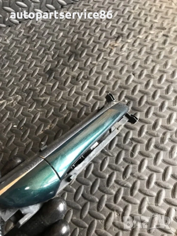 Външна дръжка задна дясна страна зелена за Mercedes CLS W219 320 CDI (2005-2011), снимка 3 - Части - 54111852