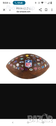 Лого на отбора за младежки отбори WILSON American Football NFL Throwback 32 