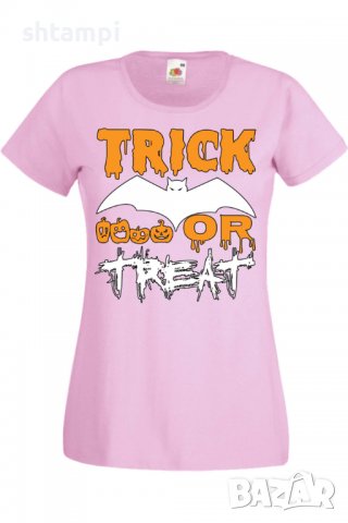 Дамска тениска Trick Or Treat 1,Halloween,Хелоуин,Празник,Забавление,Изненада,Обичаи,, снимка 10 - Тениски - 38144226