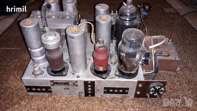 Шаси от радио Phillips 470A , снимка 5 - Антикварни и старинни предмети - 42813965