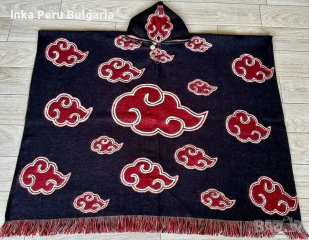 Eквадорско унисекс вълнено пончо с аниме героя Итачи Учиха, снимка 4 - Други - 49282380