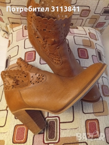 Боти 40 номер естествена кожа 