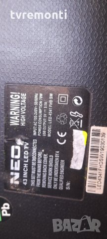 лед диоди от дисплей CX430DLEDM от телевизор SMART NEO LED-4341 FHD SW, снимка 3 - Части и Платки - 35256809