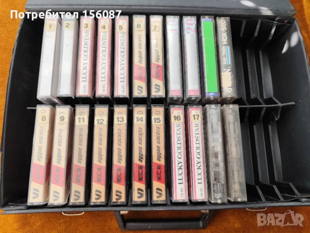 ✅ Куфарче с 22 аудио касети, снимка 4 - Декове - 51426045