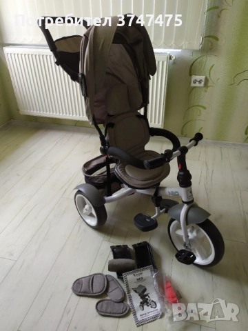 детска триколка със сенник, снимка 4 - Детски велосипеди, триколки и коли - 52391071