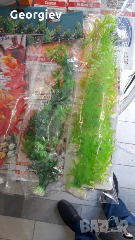 Изкуствени растения за аквариуми, снимка 6 - Оборудване за аквариуми - 34029398