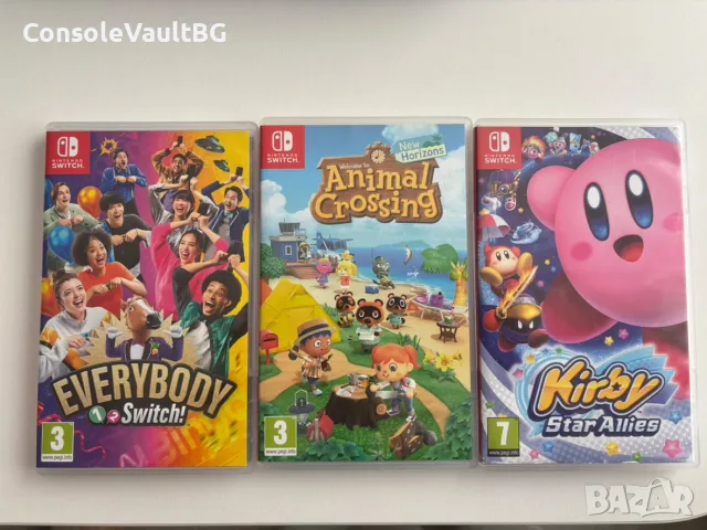 Nintendo Switch комплект + Starlink и фигурки , снимка 3 - Nintendo конзоли - 56305306