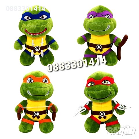 Костенурките Нинджа Плюшени играчки , снимка 2 - Плюшени играчки - 40588401