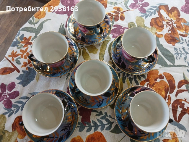 Руски порцелан ЛФЗ , снимка 6 - Сервизи - 54068352